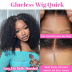 Perruque Naturelle Maïa - Lace Wig 4x6 Kinky Curly