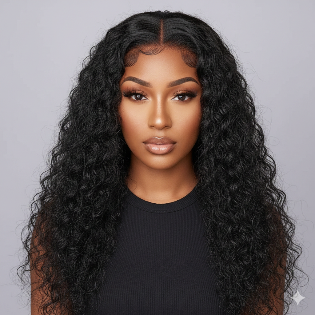 Perruque Lace HD "Rose" - Cheveux Naturels Transparente