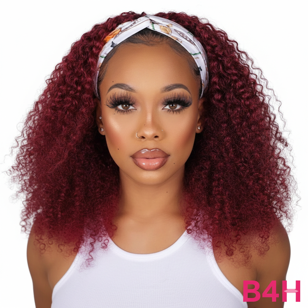 Perruque Headband Stacy - Kinky Curly 100% Cheveux Naturels | Beauty4Hair